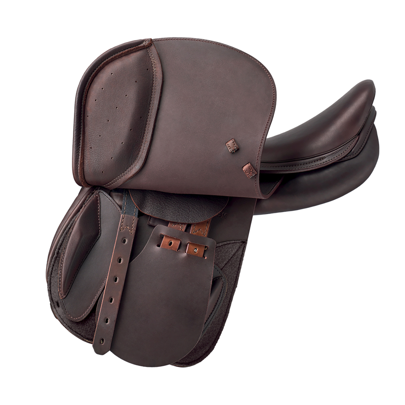 Prestige Pony Double Flap Saddle - Tobacco - 15 - 34-1